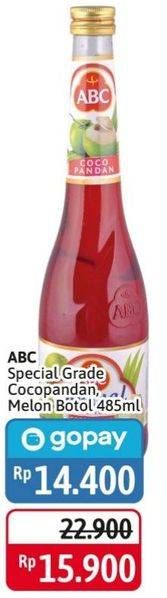Promo Harga ABC Syrup Special Grade Coco Pandan, Melon 485 ml - Alfamidi