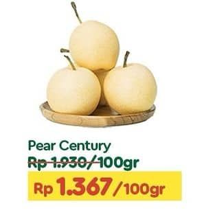 Promo Harga Pear Century per 100 gr - TIP TOP