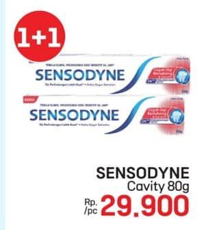 Promo Harga Sensodyne Pasta Gigi Cegah Gigi Berlubang Sensitif 80 gr - LotteMart