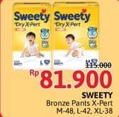 Promo Harga Sweety Bronze Pants Dry X-Pert M48, L42, XL38 38 pcs - Alfamidi