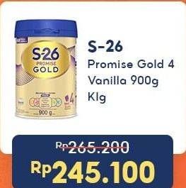 Promo Harga S26 Promise Gold Susu Pertumbuhan Vanilla 900 gr - Indomaret