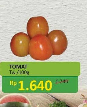 Promo Harga Tomat TW per 100 gr - Alfamidi