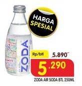 Promo Harga ZODA Air Soda 250 ml - Superindo