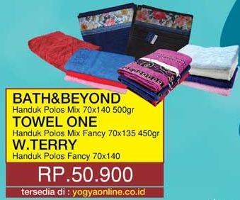Promo Harga Bath & Beyond / W. Terry / Towel One Handuk  - Yogya
