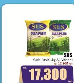 Promo Harga SUS Gula Pasir All Variants 1000 gr - Hari Hari