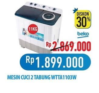 Promo Harga Beko WTTA1103W  - Hypermart