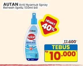 Promo Harga Autan Obat Nyamuk Spray Spritz 100 gr - Indomaret