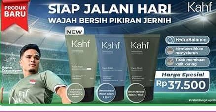 Promo Harga Kahf Face Wash 100 ml - Indomaret