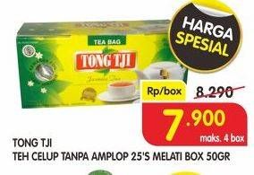 Promo Harga Tong Tji Teh Celup Melati 50 gr - Superindo