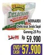 Promo Harga BERNARDI Delicious Sosis Sapi Goreng 25 pcs - Hypermart