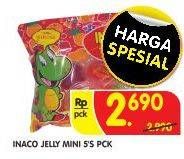 Promo Harga INACO Mini Jelly Jelly Mini 5 pcs - Superindo