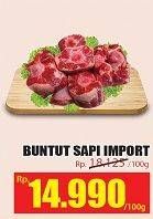 Promo Harga Oxtail Sapi per 100 gr - Hari Hari