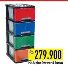 Promo Harga Hc Junior Drawer 4 Susun  - Hypermart