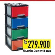 Promo Harga Hc Junior Drawer 4 Susun  - Hypermart