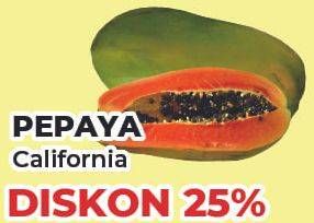 Promo Harga Pepaya California per 100 gr - Yogya