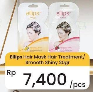 Promo Harga Ellips Hair Mask Hair Treatment, Smooth Shiny 20 gr - Carrefour