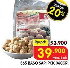 Promo Harga 365 Baso Sapi 360 gr - Superindo