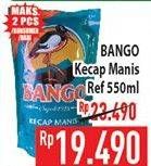 Promo Harga BANGO Kecap Manis 550 ml - Hypermart