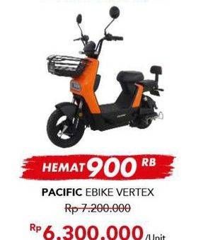 Promo Harga Pasific E-Bike Vertex  - Carrefour