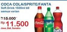 Promo Harga COCA COLA Minuman Soda All Variants 1500 ml - Indomaret