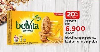 Promo Harga BELVITA Biskuit Breakfast 80 gr - Watsons