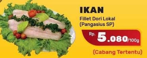 Promo Harga Ikan Fillet Pangasius Dori per 100 gr - Yogya
