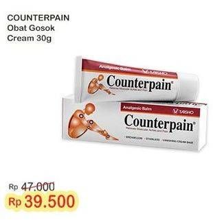 Promo Harga Counterpain Obat Gosok Cream 30 gr - Indomaret