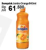 Promo Harga SUNQUICK Minuman Sari Buah Orange 840 ml - Carrefour