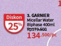 Promo Harga Garnier Micellar Water Oil-Infused 400 ml - Guardian