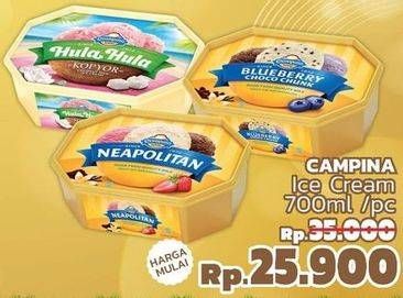Promo Harga CAMPINA Ice Cream 700 ml - LotteMart