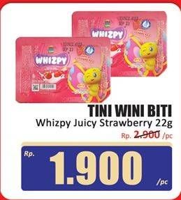 Promo Harga Tini Wini Biti Whizpy Juicy Strawberry 22 gr - Hari Hari