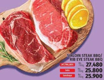 Sirloin Steak BBQ / Rib Eye Steak BBQ