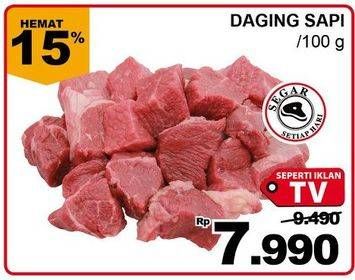 Promo Harga Daging Rendang Sapi per 100 gr - Giant