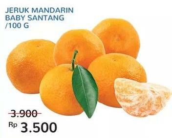 Promo Harga Jeruk Baby Shantang Mandarin per 100 gr - Indomaret