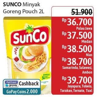 Promo Harga Sunco Minyak Goreng 2000 ml - Alfamidi