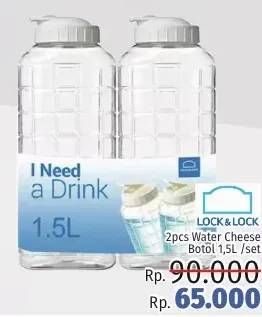 Promo Harga LOCK & LOCK Chess Water Bottle 1500 ml - LotteMart