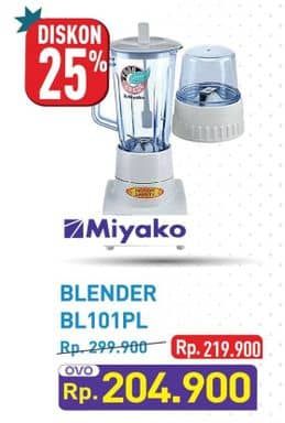 Promo Harga Miyako BL-101 PL Blender 1L 1000 ml - Hypermart