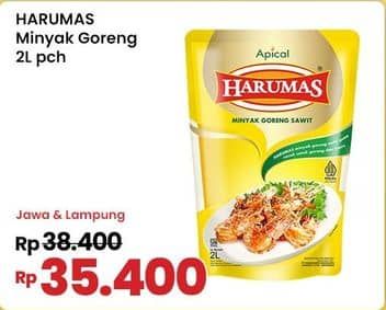 Promo Harga Harumas Minyak Goreng 2000 ml - Indomaret