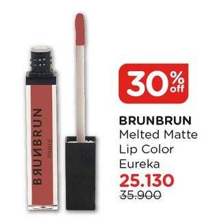 Promo Harga BRUNBRUN Melted Matte Lip Color  - Watsons