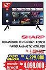 Promo Harga Sharp 2T-C42BG1i | Full HD Android TV 42"  - Hypermart