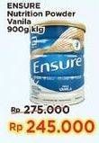 Promo Harga ENSURE Nutrition Powder FOS Vanila 900 gr - Indomaret