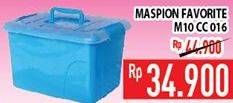 Promo Harga MASPION Favorite Box Container M10 CC 016  - Hypermart