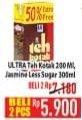 Promo Harga ULTRA Teh Kotak Less Sugar, Jasmine 200 ml - Hypermart