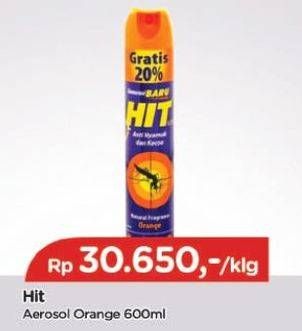 Promo Harga HIT Aerosol Orange 675 ml - TIP TOP
