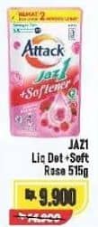 Promo Harga Attack Jaz1 DeterGel +Softener Japanese Rose Berry 515 ml - Alfamart