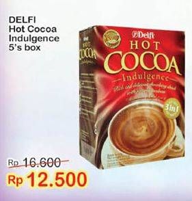 Promo Harga Delfi Hot Cocoa Indulgence 5 pcs - Indomaret
