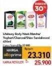Promo Harga LIFEBUOY Body Wash Matcha, Yoghurt Care, Charcoal And Mint, Sandalwood 450 ml - Carrefour