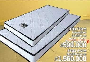 Promo Harga Steel Foam 90x200cm  - LotteMart