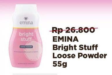 Promo Harga Emina Bright Stuff Loose Powder 55 gr - Alfamidi