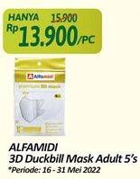 Promo Harga ALFAMIDI Masker 3D Duckbill Adult 5 pcs - Alfamidi